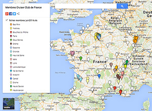 Carte situation des membres